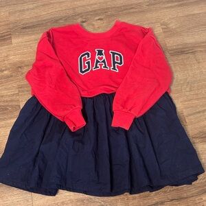 GAP Girls sweatshirt dress